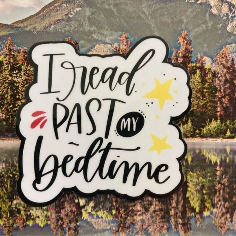 (7/$15) Durable Waterproof Sticker - Funny Book Sticker